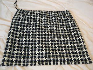 NINE WEST ナインウエスト　白黒モノトーンスカート　サイズ12～大きいサイズ