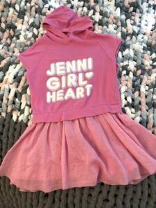 JENNI　ジェニー　ピンク　ジェニィ　トップス　半袖　フード　スカート　ワンピース　キッズ　女の子　140