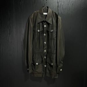 1970s Yves Saint Laurent rive gauche homme Safari Jacket イブサンローラン リブゴーシュ サファリ ジャケット シャツ ビンテージ 80s