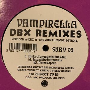 [ Subvoice - Vampirella (DBX Remixes) - Subvoice Electronic Music SUBV 05 ] Daniel Bell