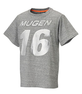 MUGEN 無限16エンボス Tシャツ グレー Mサイズ