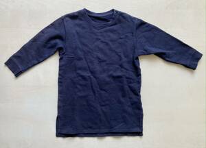 UNIQLO BABY 424752 スウェットワンピース（長袖）NAVY 100 USED ユニクロ ベビー ネイビー