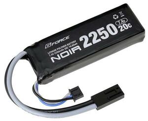 G FORCEジーフォース・Noir LiPo7.4V2250mA 20C ミニS互換サイズバッテリー GFG904