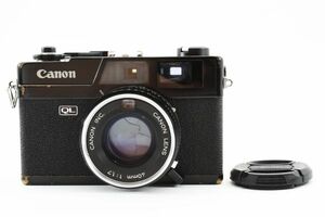 [良品]キヤノン Canon Canonet QL17 レンジファインダー フィルムカメラ ブラック 黒 with 40mm f/1.7 2100660