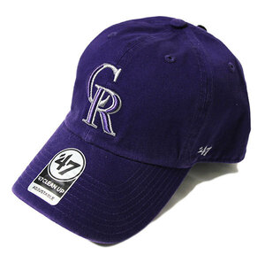 ’47 (フォーティセブン) FORTYSEVEN ロッキーズ (コロラド) キャップ 帽子 Rockies ’47 CLEAN UP Purple