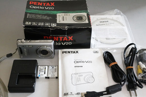 ②PENTAX Optio V20 ペンタックス オプティオ デジタルカメラ　動作品