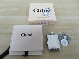 Chloe クロエ ソリッドパフューム ペンダント シルバー ネックレス アクセサリー 練り香水 激安1円スタート