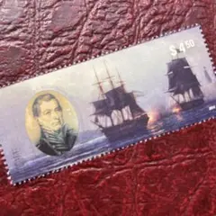 52446現品限り　外国切手未使用　アルゼンチン発行著名人1種揃帆船