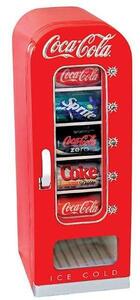 COCA-COLA コカ・コーラ レトロ調 コカコーラ 自動販売機型冷蔵庫 レトロベンディングマシーン CVF18-G 10缶収納型[輸入品]