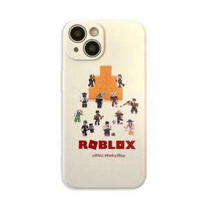 ROBLOX ロブロックス iPhone14 iPhone13 iPhoneSE iPhone8 iPhone7 ケース カバー ３サイズ展開 オフホワイト