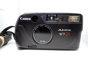 動作確認済み　Canon　Autoboy　WT28　28ｍｍ　40ｍｍ　2焦点カメラ　キヤノン　オートボーイ　ワールドタイム