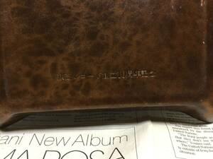 1970年 東芝レコード社10周年記念 手造り天然皮革クラフトワークのペントレイとペンスタンド(ビンテージ AAA)