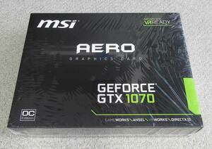 ●MSI NVIDIA GeForce GTX1070 Aero 8G OC 分解洗浄メンテナンス済●