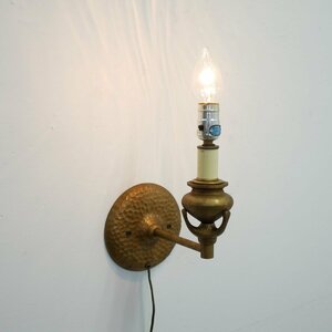 U.S.ヴィンテージ 壁掛けランプ / アメリカ キャンドルホルダー風 照明 店舗什器 #506-76-671