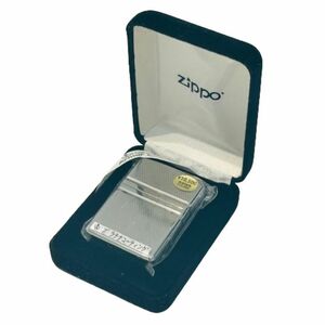 【Zippo/ジッポー】オイルライター 未使用品 Armor Case プラチナコーティング ダイヤモンドカット シルバー★45520