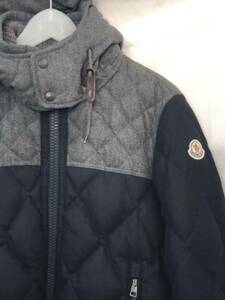 MONCLER モンクレール ラバスティッド ウールボディダイヤキルティングダウンジャケット C8423