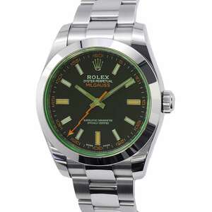 ロレックス ミルガウス 116400GV ROLEX 腕時計 黒文字盤 【安心保証】