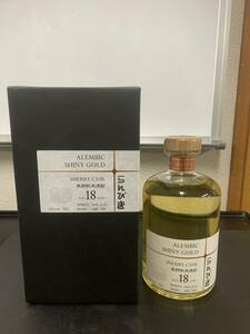 未開栓　ゑびす酒造　らんびき　SHINY GOLD　＃6　18年　500ml　42度　長期熟成焼酎　焼酎　お酒　元箱付き　②