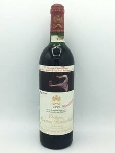 大黒屋☆古酒☆【未開栓】Chateau mouton rothschild 1990 シャトー・ムートン・ロートシルト 750ml 12.5% ※キャップ凹み有 ☆ 赤ワイン 