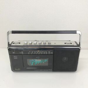 refle● 【ジャンク】A＆D TV/FM/AM カセットレコーダー 昭和レトロ　当時物