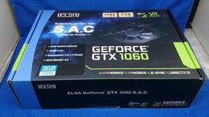 ELSA GeForce GTX 1060 S.AC 3GB GDDR5 ジャンク