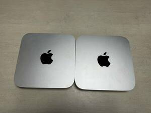 Apple Mac mini A1347 2台セット　通電確認済み　修理や部品取りなど