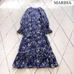 【未使用】MARIHA×TOMORROWLAND フラワーワンピース 長袖 花柄