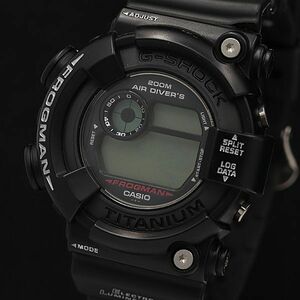 1円 カシオ Gショック フロッグマン DW-8200 チタン 200ｍ デジタル文字盤 QZ メンズ腕時計 NSY 0539000 4ERT
