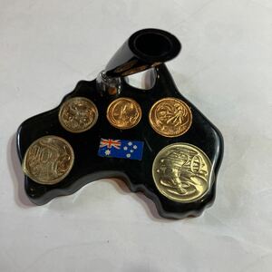 コイン　オーストラリア　ペンスタンド　美品