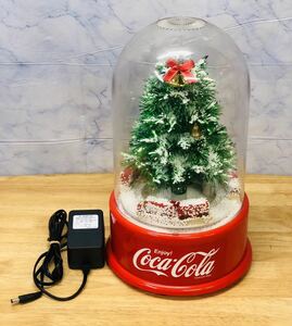 ★CocaCola★コカコーラー★クリスマスツリー★スノードーム★メロディー★イルミネーション★回転ツリー★動作品★長期保管品★非売品★