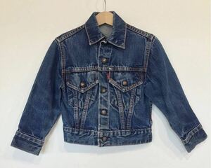 60s70s LEVI’S リーバイス 70805 BIGE ボーイズ デニムジャケット Gジャン USA製 / ビンテージ キッズ 子供服 70505