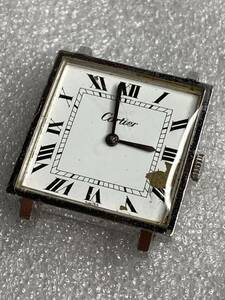カルティエ Cartier LM 銀無垢 アンティーク 手巻き 腕時計 稼働品 ヴィンテージ 