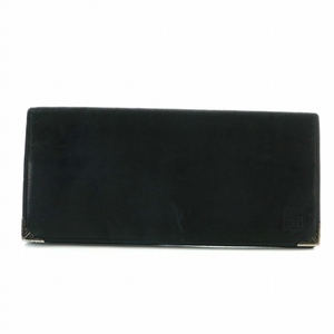 ジバンシィ GIVENCHY 長財布 お札入れ 二つ折り レザー ロゴ 黒 ブラック /XZ ■GY18 メンズ