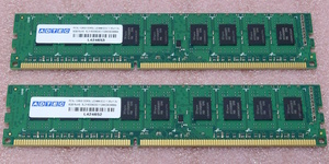 ◎ADTEC SL316008G3C1128K08O8BBA 2枚セット *PC3L-12800E/DDR3L-1600 SK hynixチップ ECC Unbuffered DDR3 UDIMM 16GB(8GB x2) 動作品