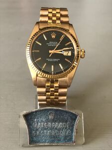 幻の逸品 超希少品 美品 18K金無垢 ピンクゴールド PINKGOLD Rolex date just 純正ジュピリーブレス メンズ デイトジャスト