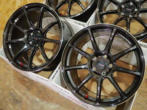 ★軽量★18inch 9.5J+35 5H114.3 新品 人気 クロススピードRS9 ホイール1台分 タイヤset可能 走り屋 RX-7 RX-8 SUPRA SILVIA FUGA Z33 Z34