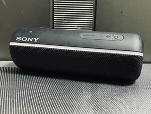 SONY Bluetooth ポータブル スピーカー 防水 SRS-XB22 ソニー ブラック ワイヤレス ライブサウンド 複数接続可能 プール 海 BBQ キャンプ