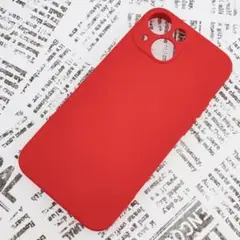 iPhone 13mini シリコンケース (01) レッド