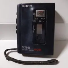 ソニーカセットプレーヤー録音機能TCM-55ジャンク品
