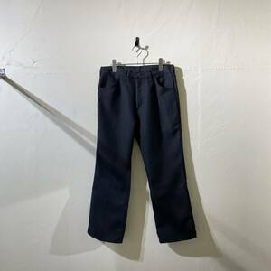 vintage Wrangler black poly flare pants ビンテージ 古着 ラングラー フレアパンツ ブーツカット ポリパンツ 90s 80s 34×30