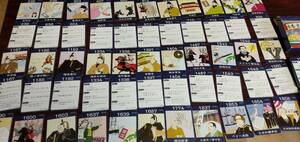 日本史かるた　カード絵札50枚読み札50枚