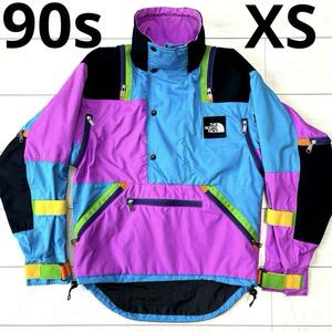 希少 入手困難 90s USA製 XS オリジナル ノースフェイス トナージャケット アノラック スキー マウンテン アメリカ 古着 ビンテージ 90年代