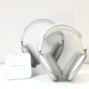 1円〜 中古 アップルケア有 動作確認済み Apple AirPods Max MGYJ3J/A シルバー A2096 ワイヤレスヘッドホン