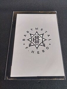 【即決】新品未開封！F.HERO x BABYMETAL コラボ スクラッチ F賞 ポストカード 白 ホワイト ベビメタ カード other ONE FOX 10 幕張 特典