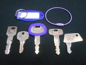 葡 合鍵5本セット　idec 0番、Ⅴ00、24401、HD62、6896 キー 複製品