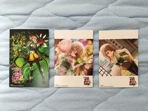 L戦国乙女4 オリジナルカード3枚セット HEIWA 平和 パチンコ ぱちんこ PACHINKO