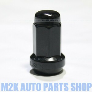 M12 ロックナット ホイールナット ヘプタゴン スチール【ナット 1個 】19, 21HEX P1.25 袋 アルファロック 黒 ブラック 日産 スズキ スバル