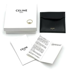 【12号・人気】セリーヌ　CELINE　レディース　指輪　リング　トリンオフ　ゴールド色