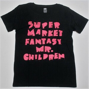 [cc]/未使用品 Tシャツ/『Mr.Children DOME TOUR 2009 SUPERMARKET FANTASY/Sサイズ/バック 黒』/ミスター・チルドレン,ミスチル