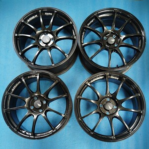 希少 軽量　ヨコハマ　アドバン　レーシング　RZ F ADVAN Racing RZ-F 18×7.5J+42 PCD100-4穴　ハブ径約63mm 4本セット